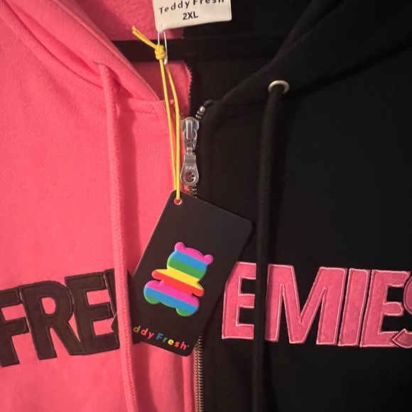 Teddy Fresh FRENEMIES Hoodie Unisex XXL NWT 🔥 Streetwear - Picture 3 of 6